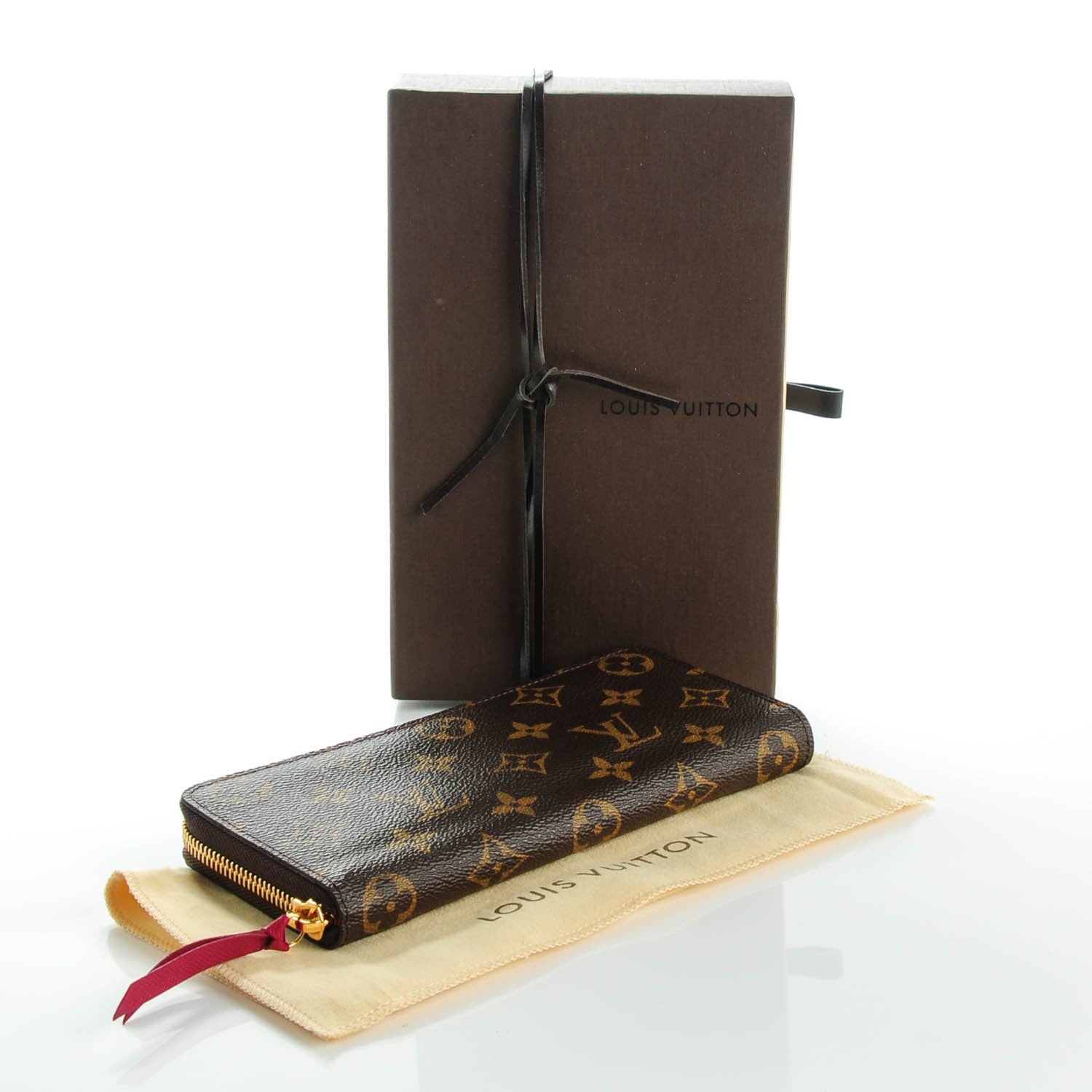 Louis Vuitton Monogram Clemence Wallet Fuchsia 4 of 7