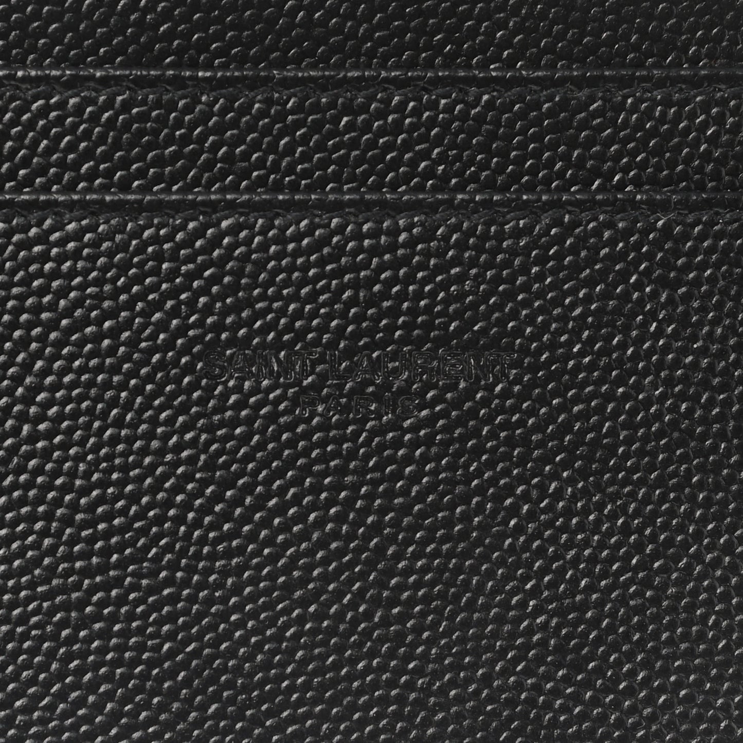 Grain De Poudre Chevron Monogram Large Bill Pouch Black