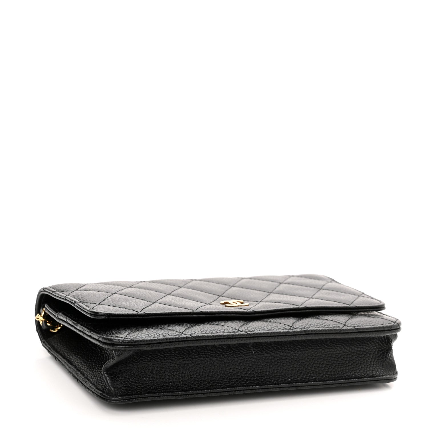 Chanel Caviar Quilted Wallet On Chain WOC Black 4 of 13