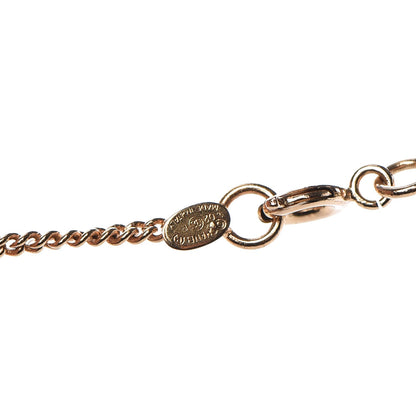 Chanel Enamel CC Camellia Pendant Necklace Gold White 5 of 5