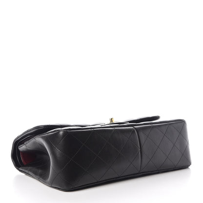 Chanel Lambskin Quilted Jumbo Double Flap Black 5 of 8