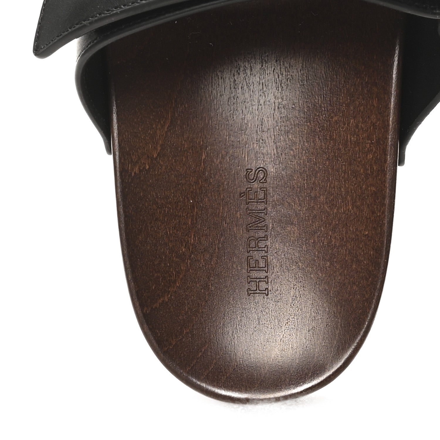 Hermes Calfskin Womens Kos Clog 37 Black 8 of 10