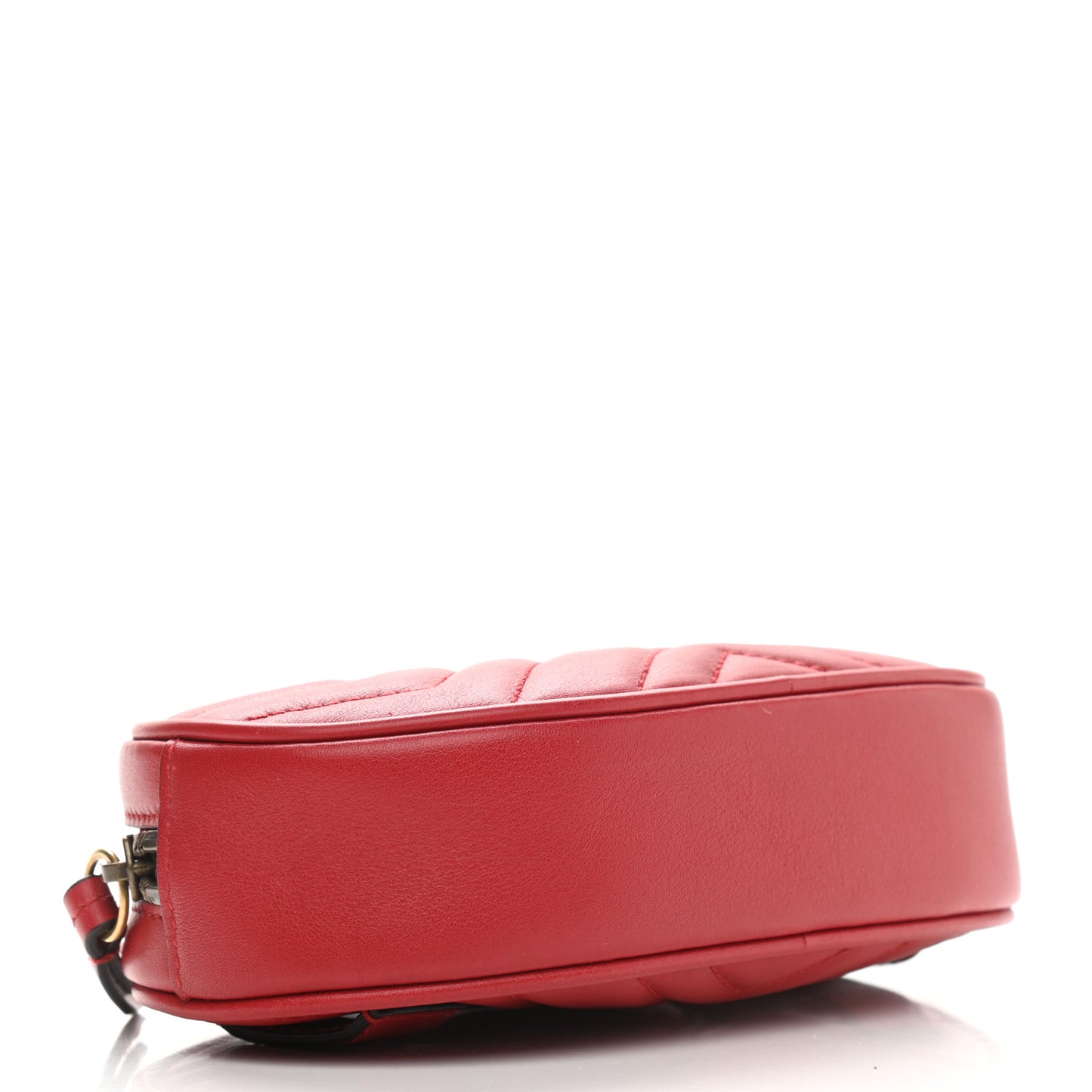 Calfskin Matelasse GG Marmont Belt Bag 85 34 Hibiscus Red