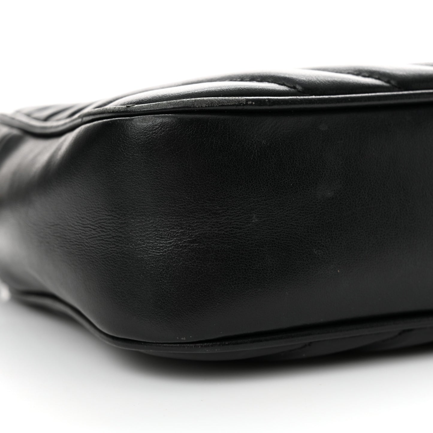 Calfskin Matelasse Monogram Lou Camera Bag Black