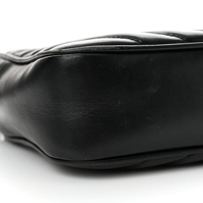 Saint Laurent Calfskin Matelasse Monogram Lou Camera Bag Black 10 of 19
