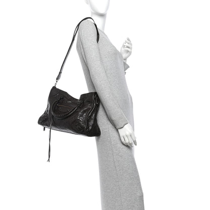 Balenciaga Agneau Arena Classic Hardware Medium Le City Espresso 2 of 14