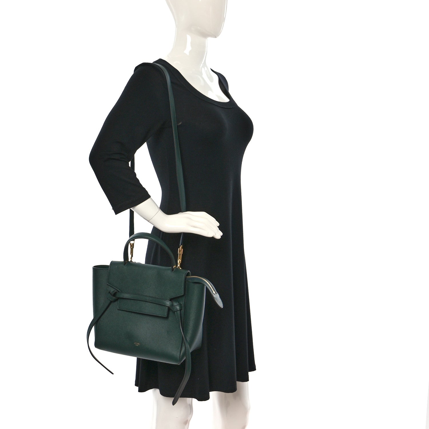 Celine Grained Calfskin Micro Belt Bag Amazone 2 of 7