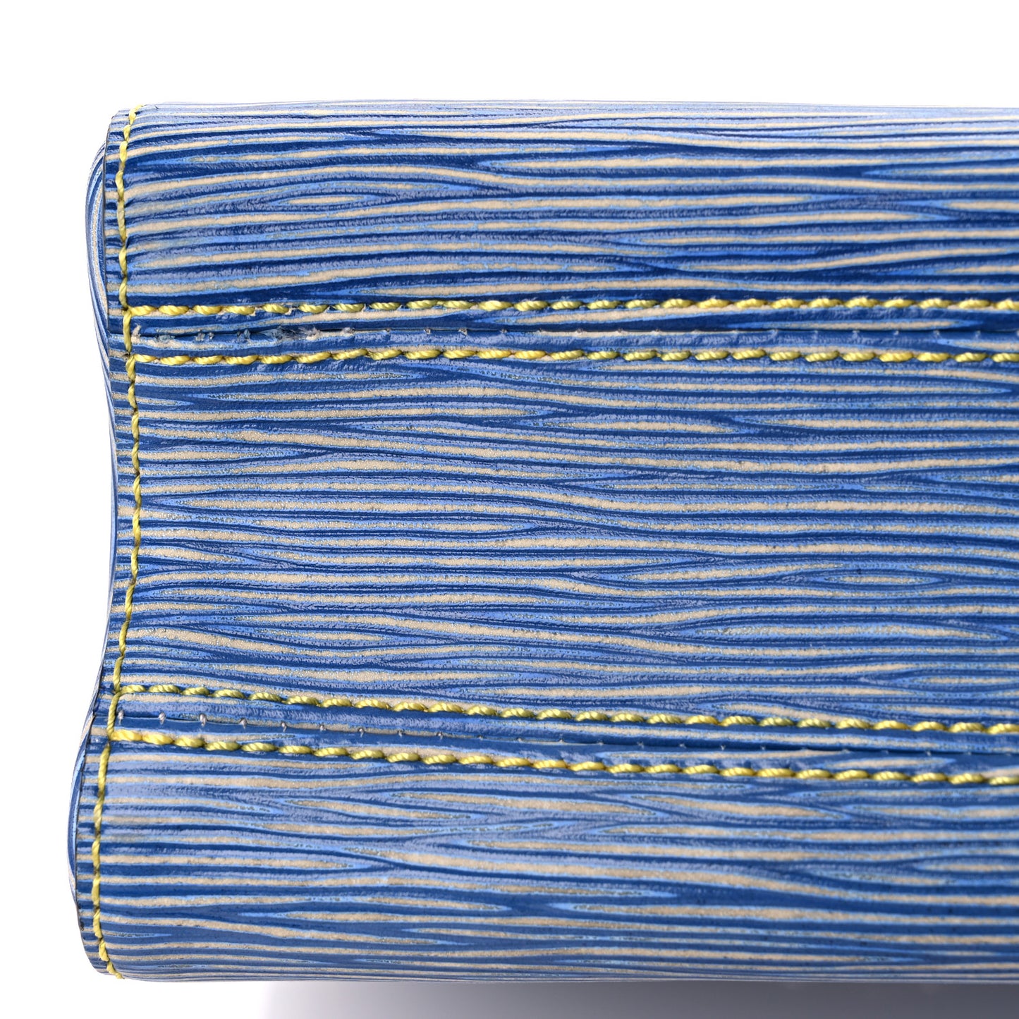 Epi Twist Shoulder Bag MM Denim Light
