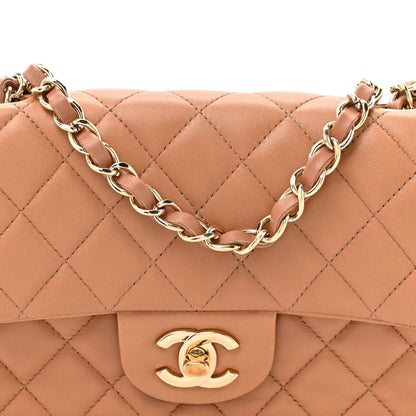 Chanel Lambskin Quilted Mini Rectangular Flap Brown 8 of 12