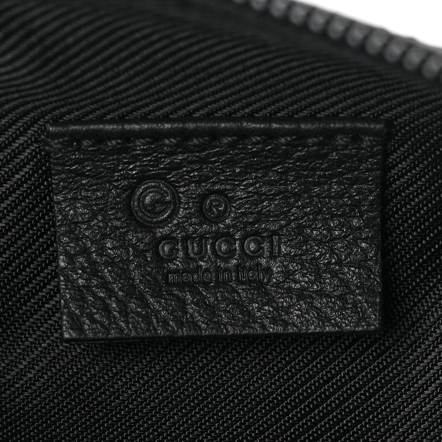 Denim Monogram Small Cosmetic Case Black