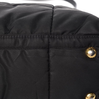Prada Tessuto Nylon Quilted Tote Black 11 of 14