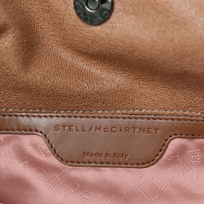 Stella McCartney Shaggy Deer Mini Falabella Fold Over Tote Camel 9 of 10