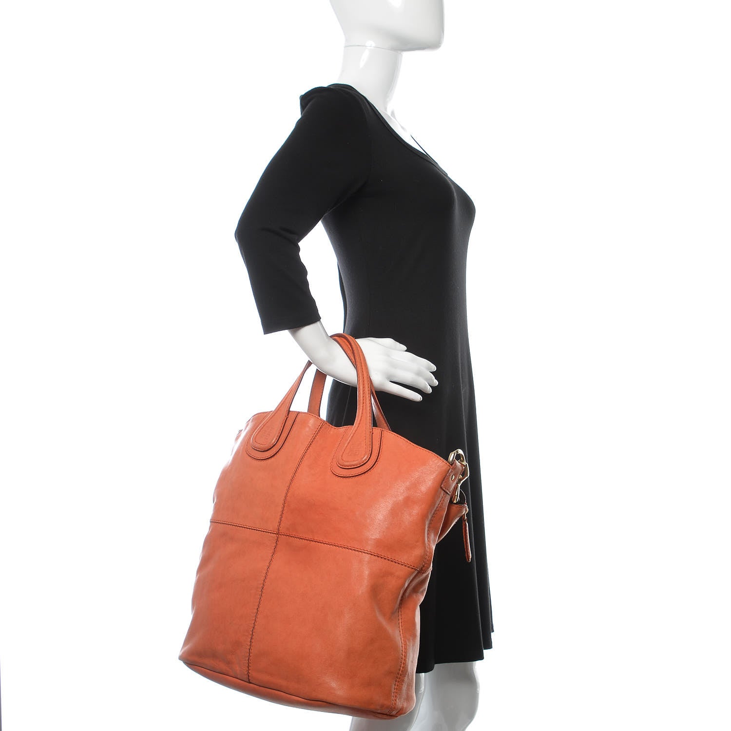 Givenchy Lambskin North South Nightingale Orange 3 of 15