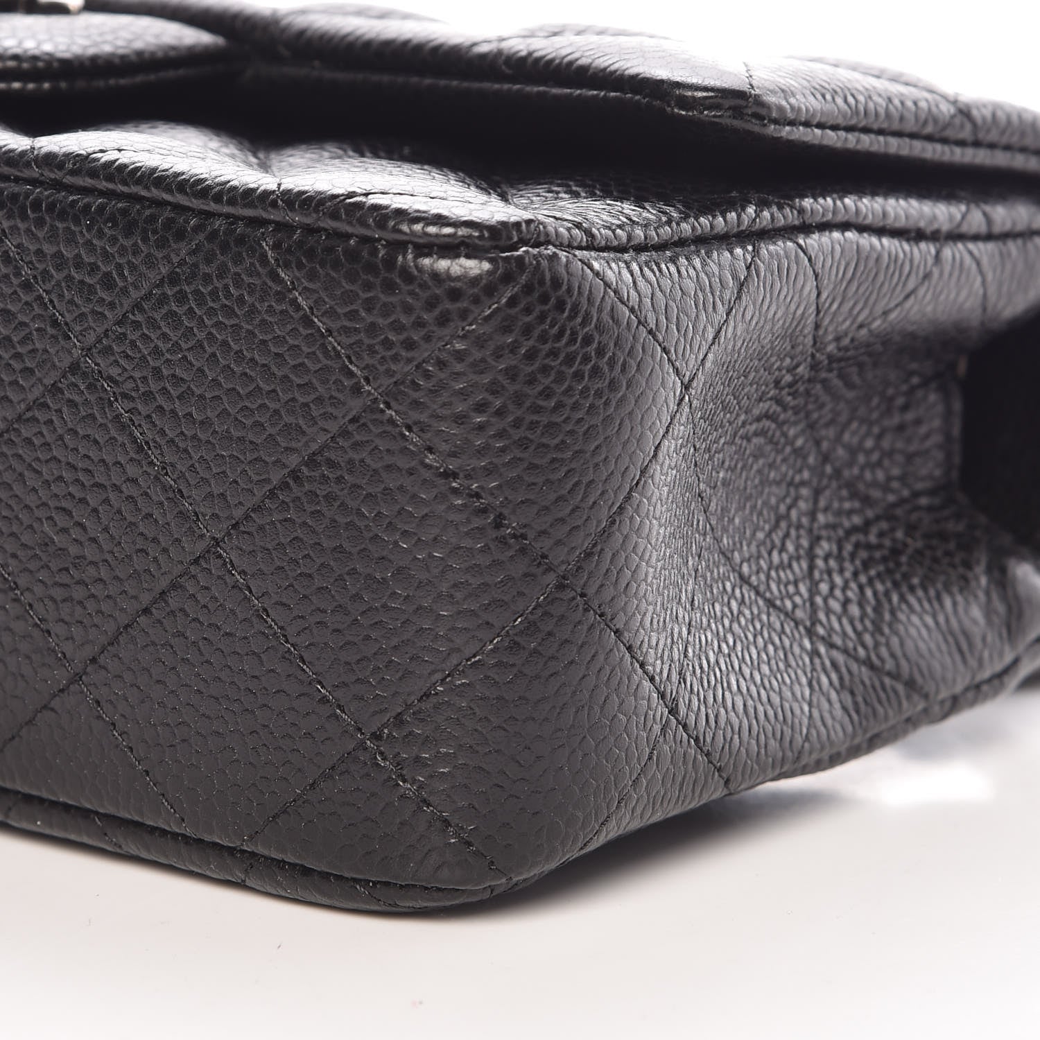 Chanel Caviar Quilted Mini Rectangular Flap Black 6 of 9