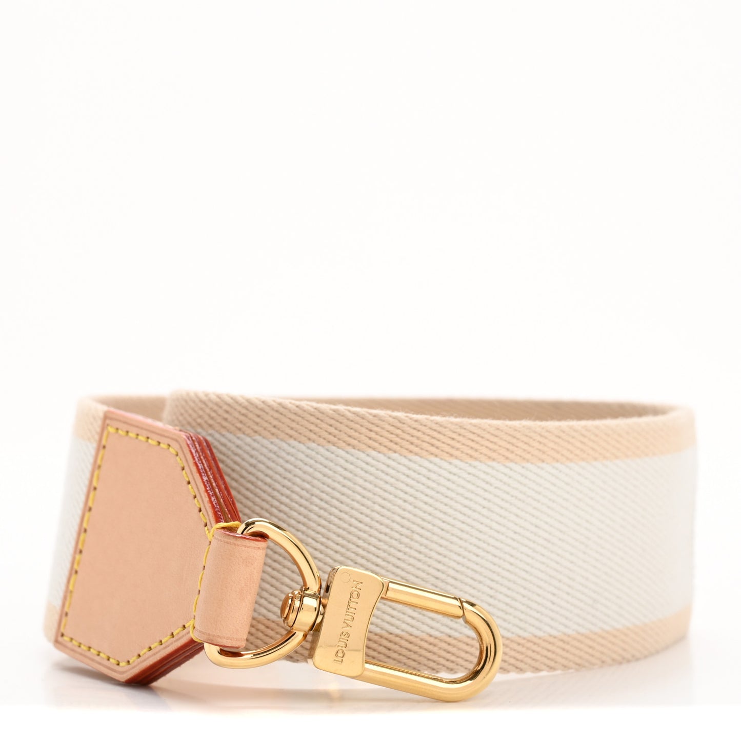 Monogram Vibe LV Shoulder Strap Beige White