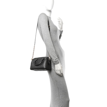 Louis Vuitton Empreinte Monogram Giant Speedy Bandouliere 20 Gunmetal 2 of 9
