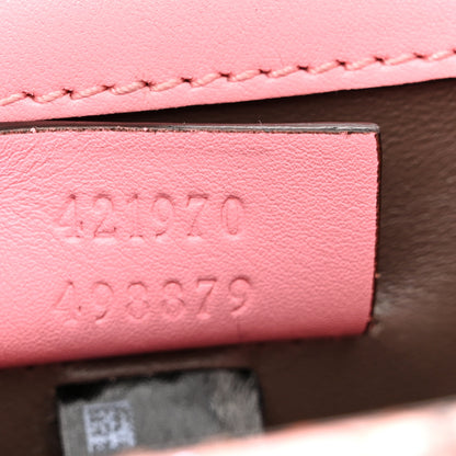 Gucci Snakeskin Enamel Mini Dionysus Shoulder Bag Pastel Pink 7 of 17