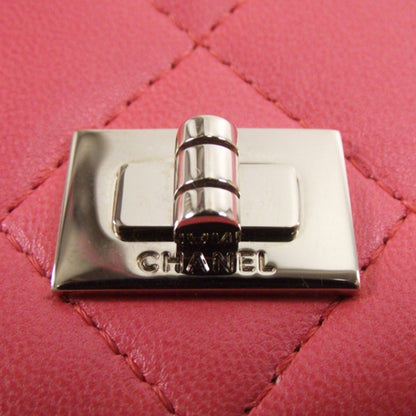 Chanel Lambskin Reissue Wallet On Chain Red 10 of 10