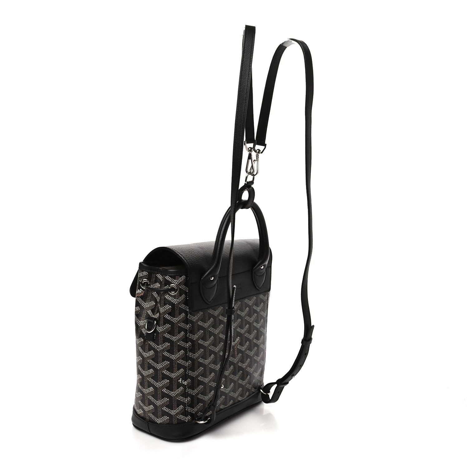 Goyard Goyardine Calfskin Mini Alpin Backpack Black 2 of 7