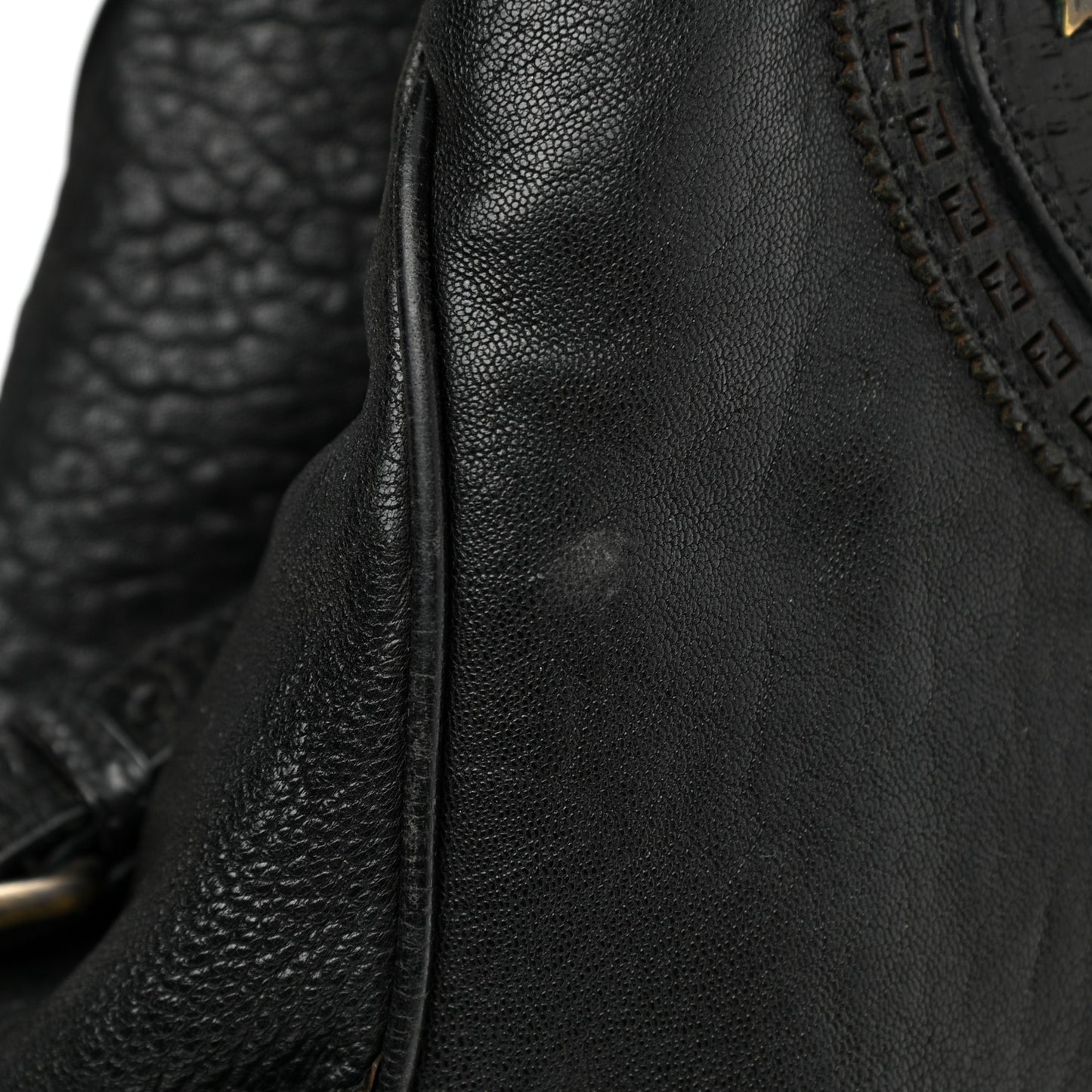 Distressed Lambskin Large Bag De Jour Tote Black