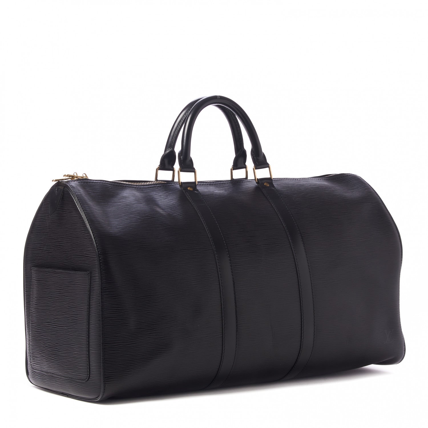 Louis Vuitton Epi Keepall 50 Black 2 of 9