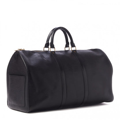 Louis Vuitton Epi Keepall 50 Black 2 of 9