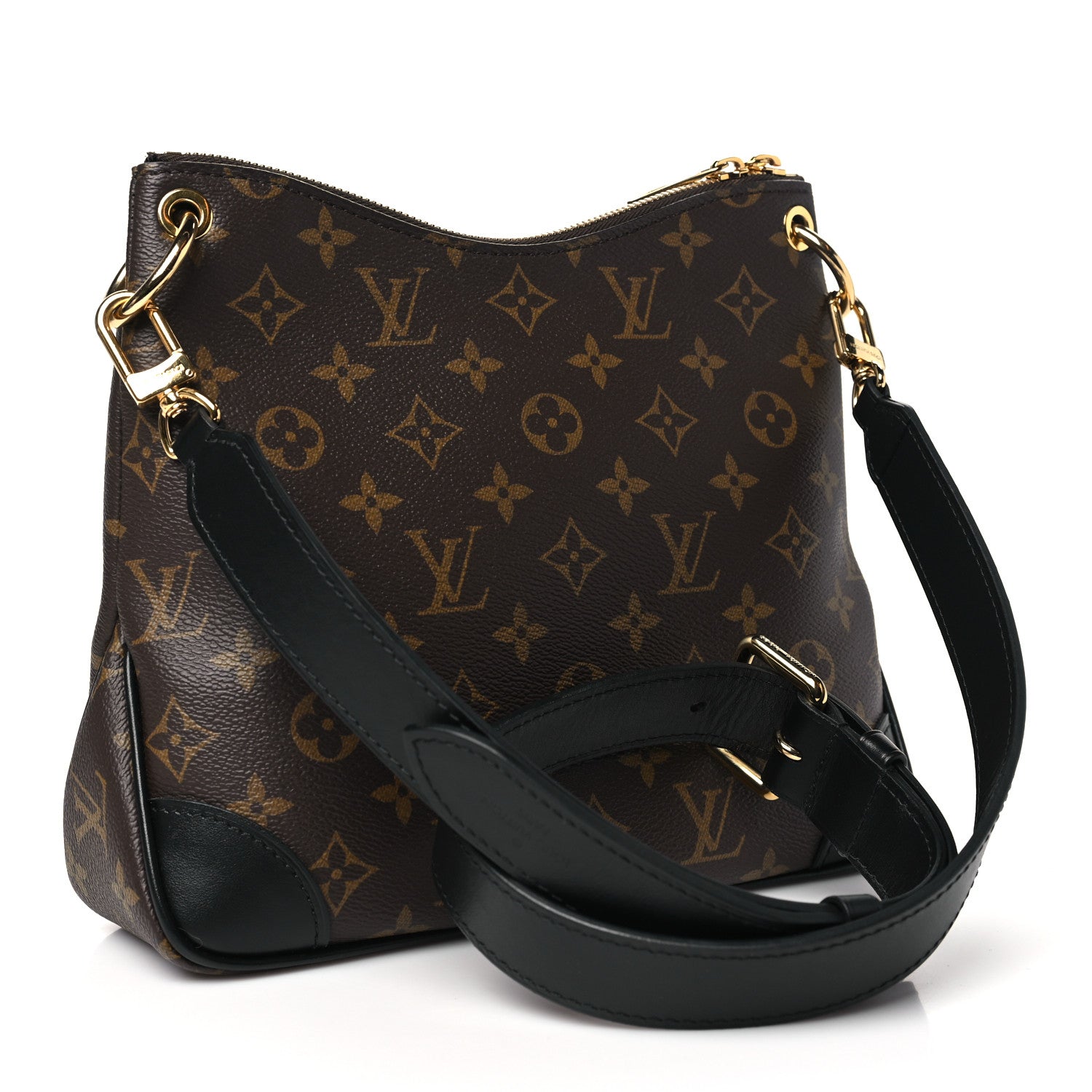 Louis Vuitton Monogram Odeon PM Black 3 of 9