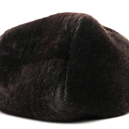Louis Vuitton Shearling Monogram LV Ski Cozygram Speedy Bandouliere 25 Chocolate Cream 9 of 14
