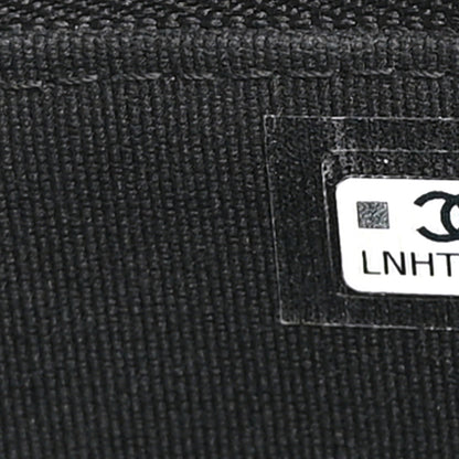 Chanel Denim Quilted Small Preppy Pocket Clutch With Chain  Black 7 of 10