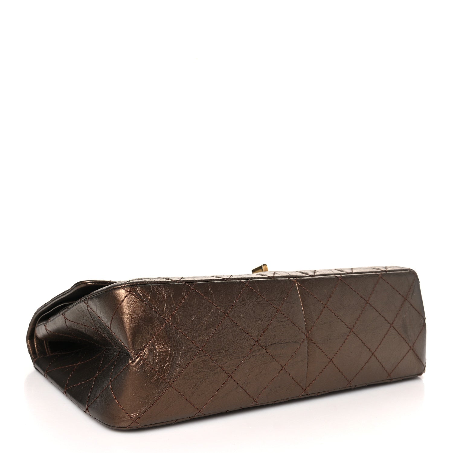 Chanel Metallic Aged Calfskin 2.55 Reissue 226 Flap Bronze 4 of 10