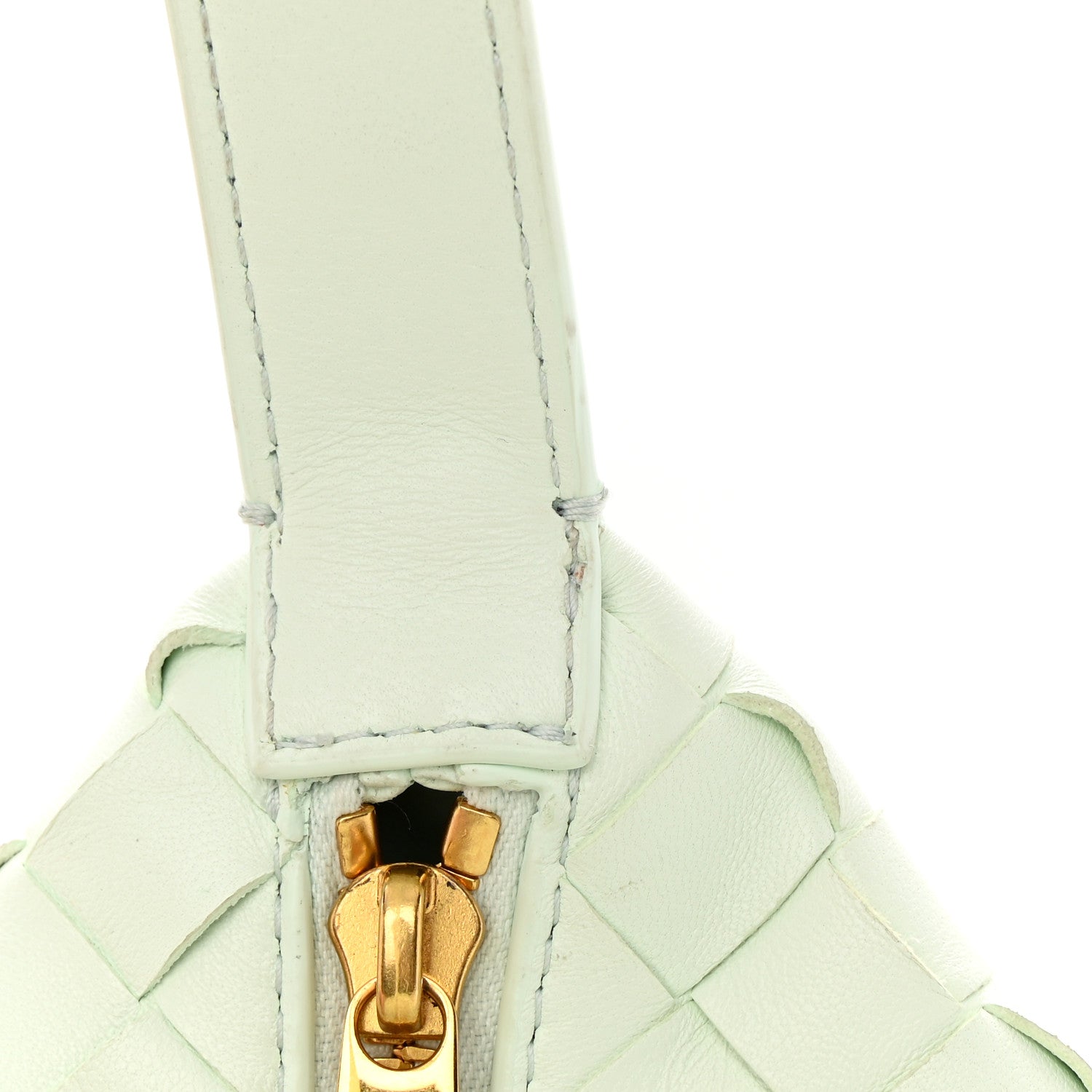 Bottega Veneta Nappa Intrecciato Wallace Shoulder Bag Glacier 12 of 14
