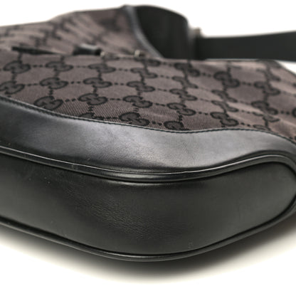 Gucci Monogram Small Jackie O Hobo Black 9 of 24