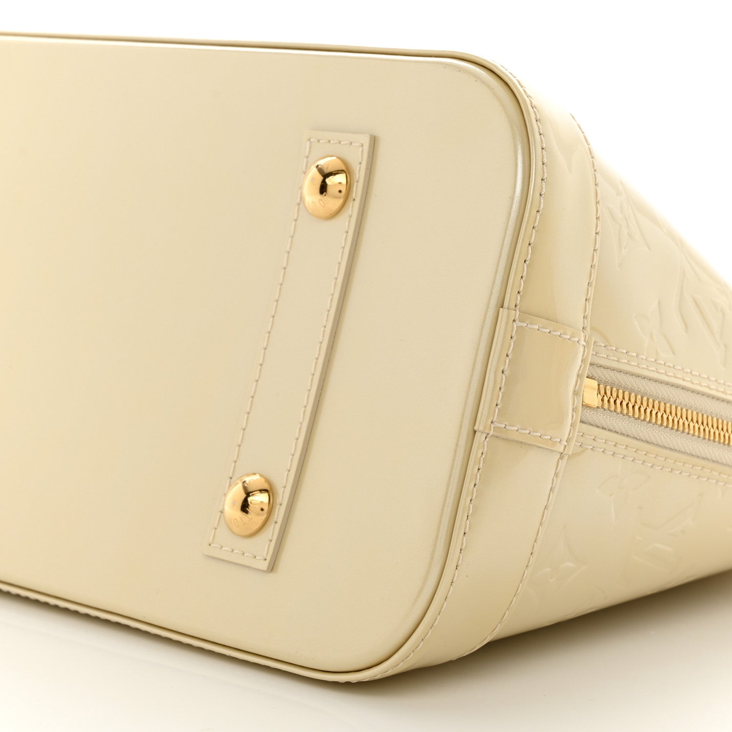 Louis Vuitton Vernis Alma PM Blanc Corail 10 of 13