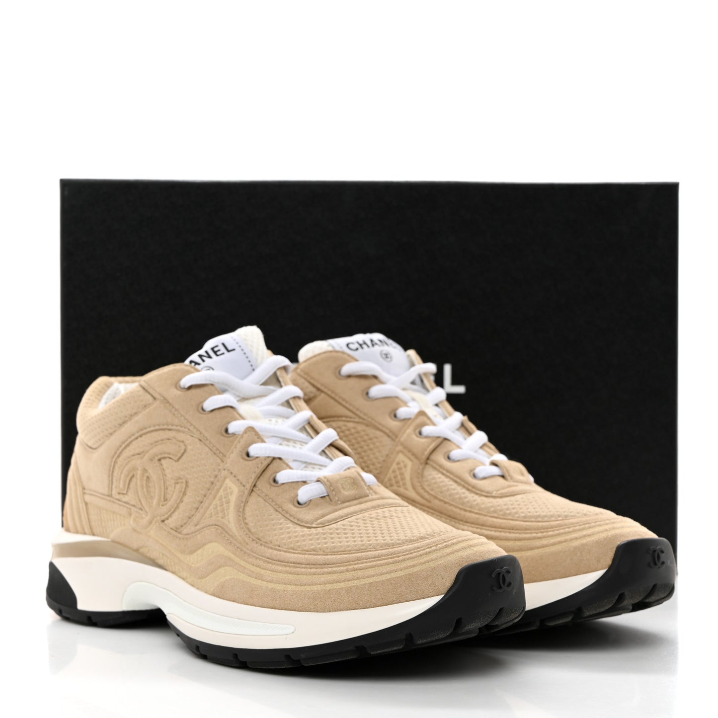 Fabric CC Womens Sneakers 39.5 Beige