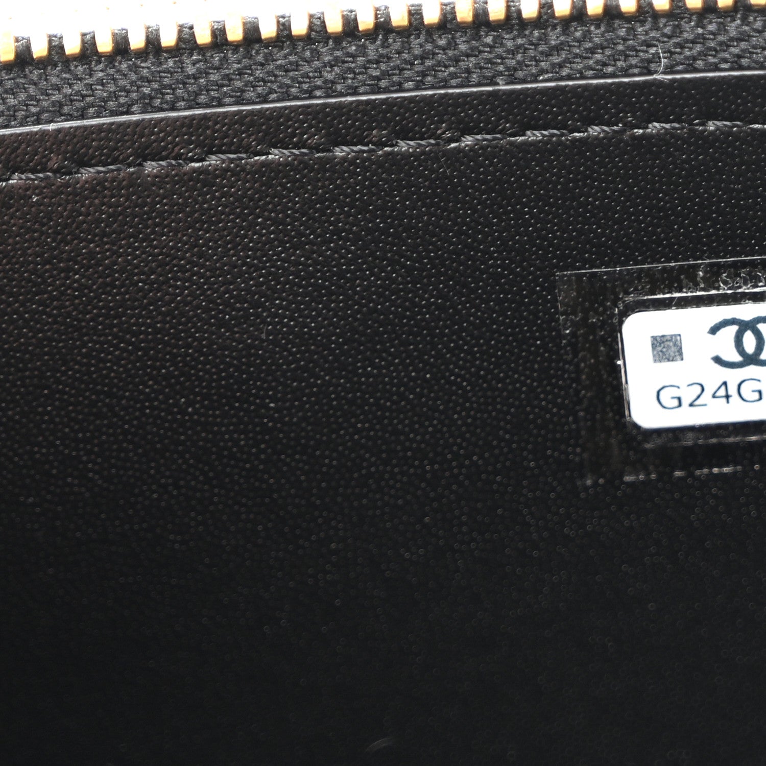 Chanel Calfskin Crocodile Embossed Exoticoco Small Top Handle Vanity Case With Chain Black 6 of 10