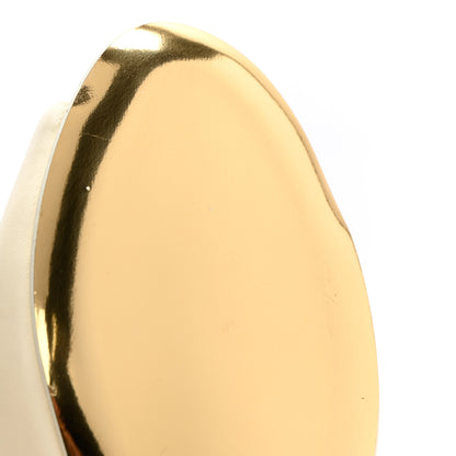 Chanel Lambskin Chain CC Mules 38 White Gold 10 of 13