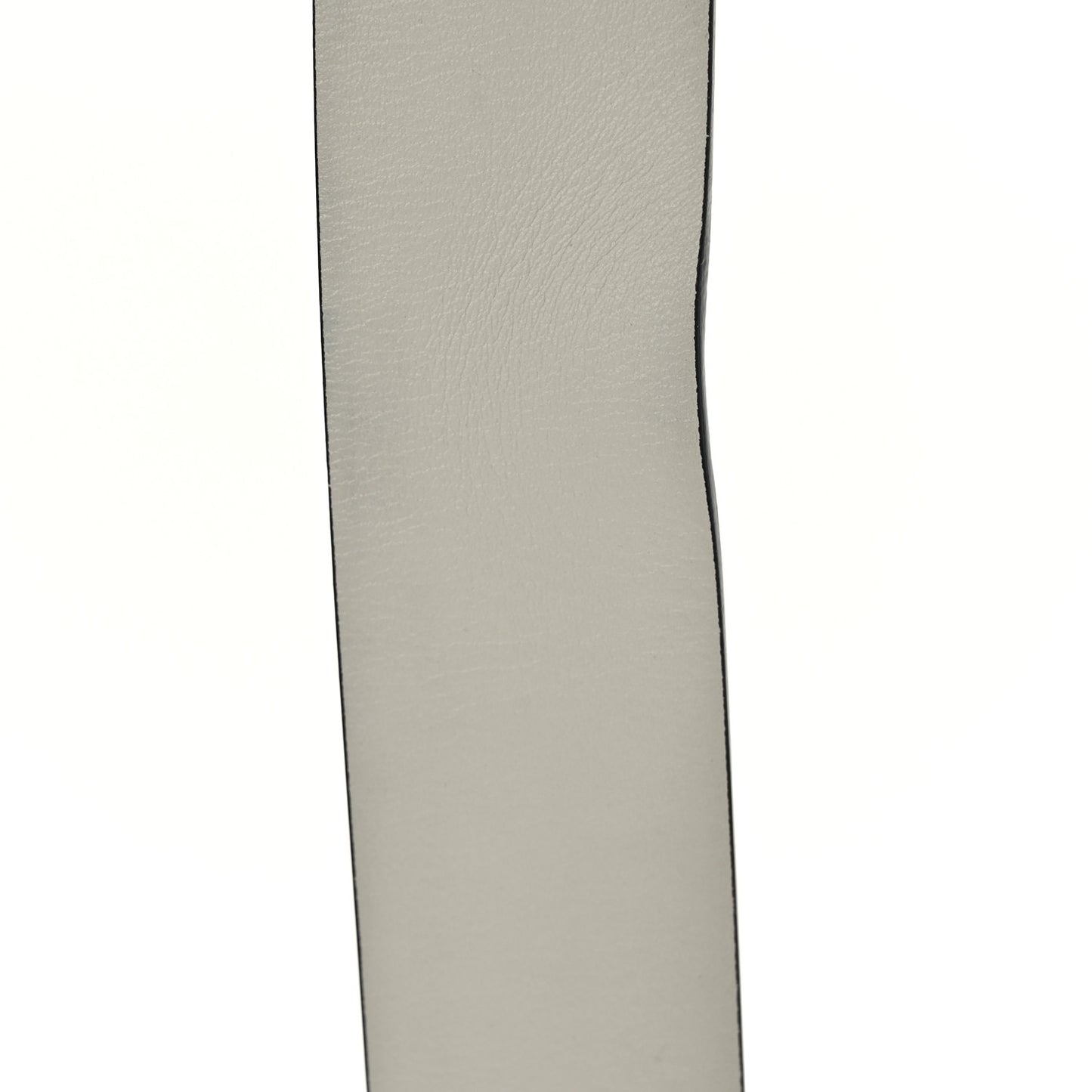 Calfskin Reversible CC Logo Belt 85 White Black
