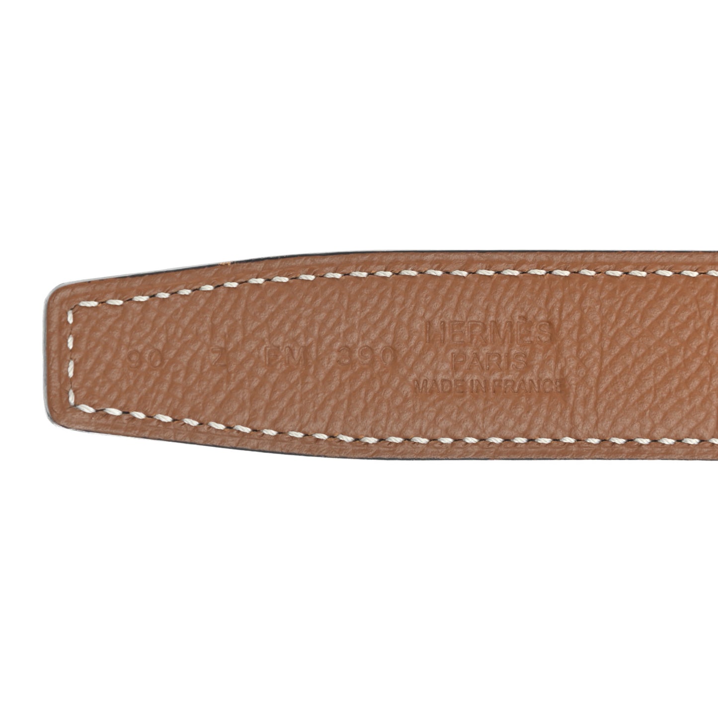 Swift Epsom 24mm H au Carre Twist Belt 90 Black Gold