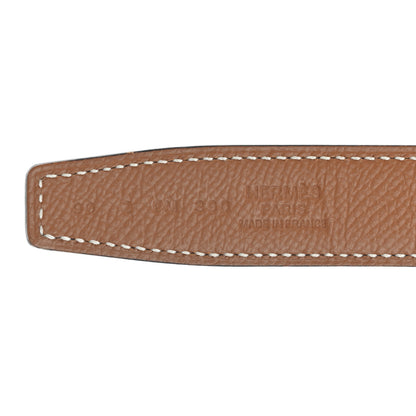 Hermes Swift Epsom 24mm H au Carre Twist Belt 90 Black Gold 4 of 6