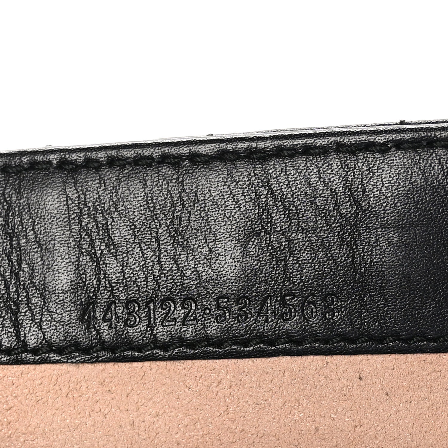 Gucci Calfskin Matelasse Mini Pearly GG Marmont Chain Wallet Black 7 of 10