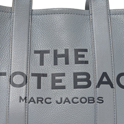 Marc Jacobs Grained Calfskin Medium The Tote Bag Grey 7 of 9