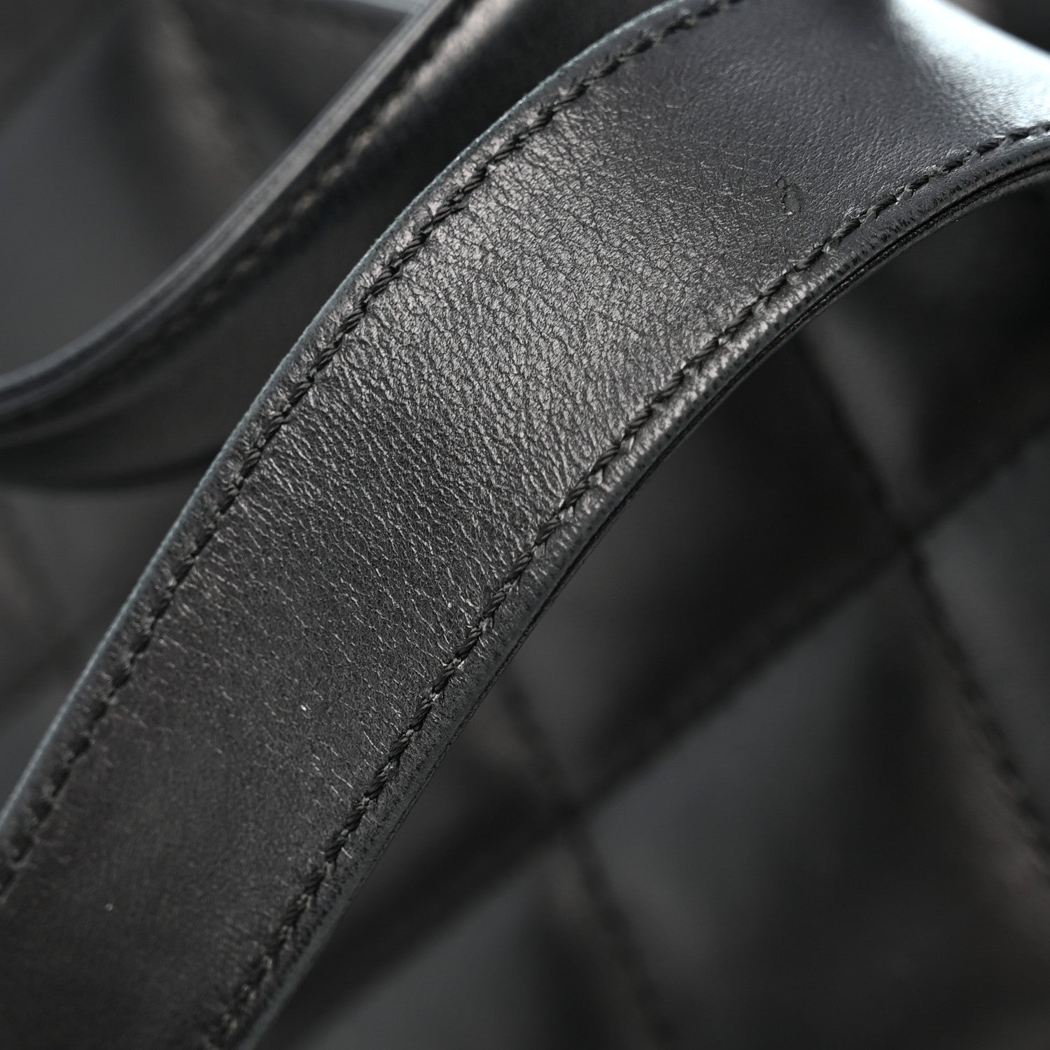 Chanel Lambskin Quilted Shoulder Bag Black Black 14 of 14
