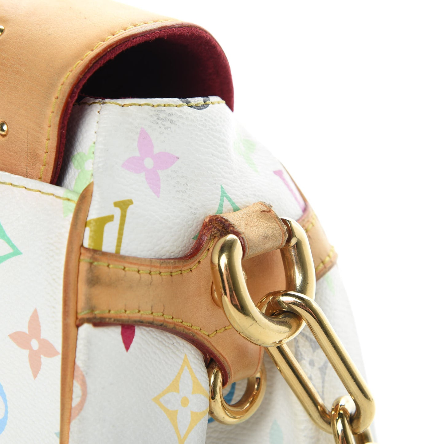 Monogram Multicolor Beverly MM White
