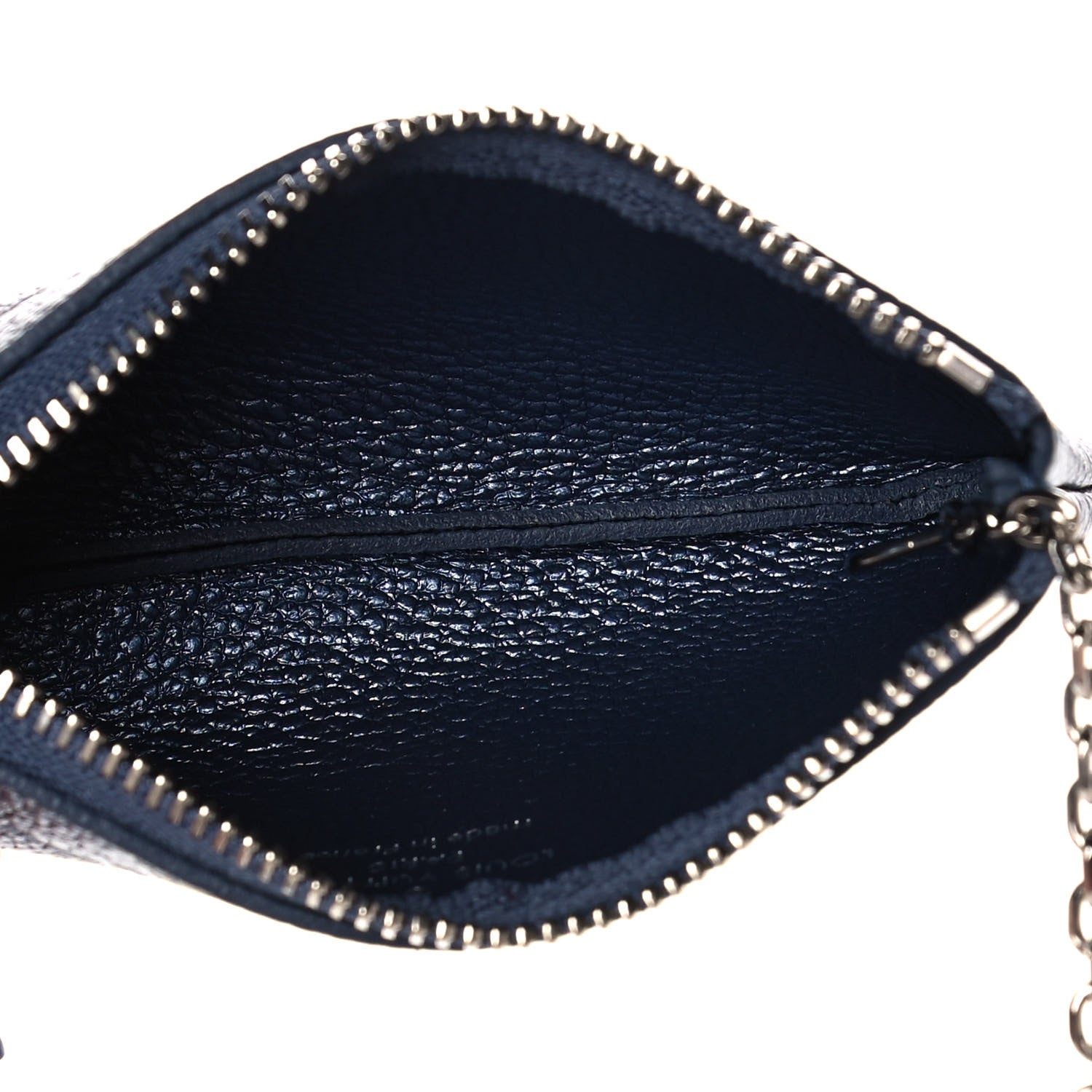 Louis Vuitton Metallic Empreinte Monogram Giant Key Pouch Navy Nacre 5 of 10