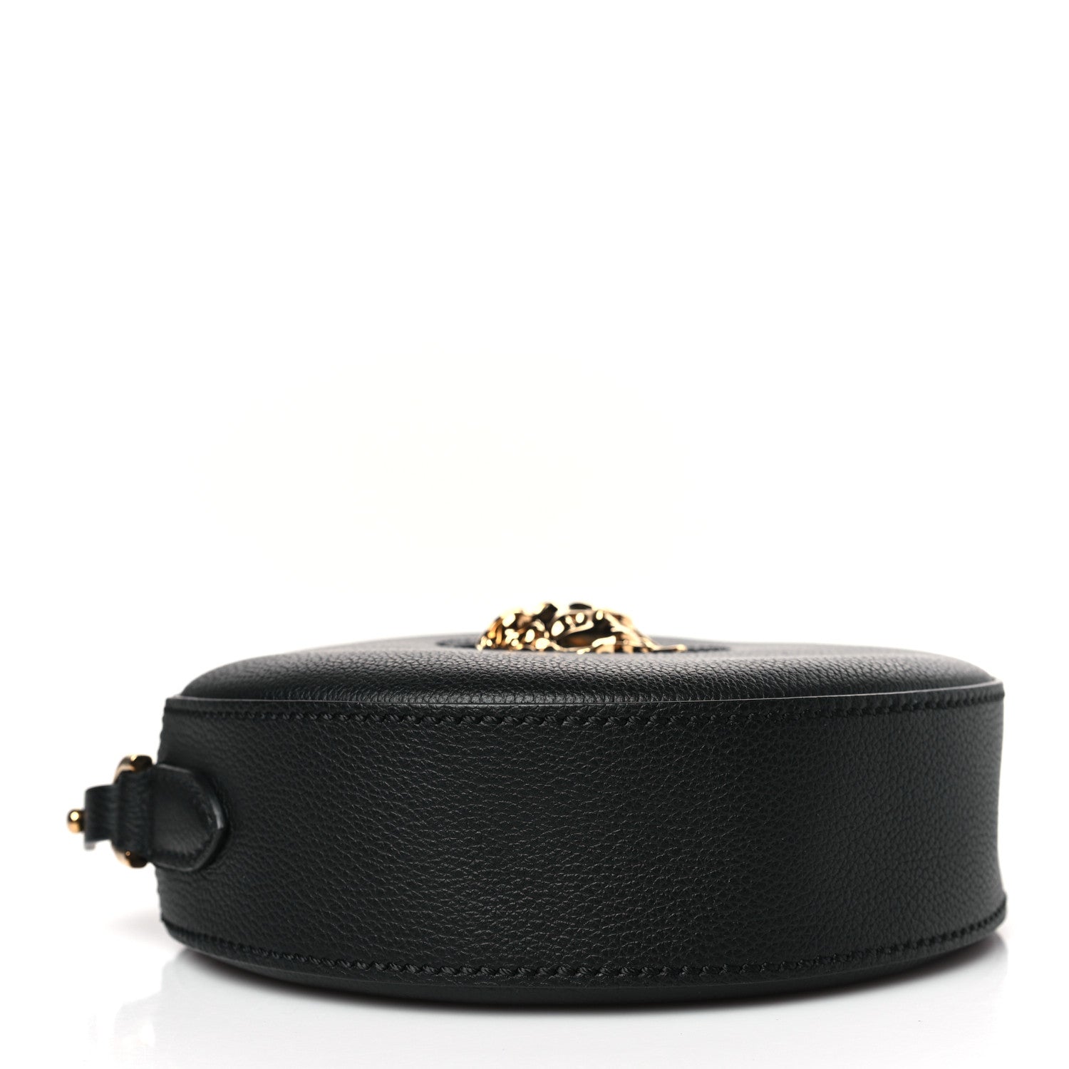 Versace Calfskin La Medusa Round Camera Bag Black 4 of 8