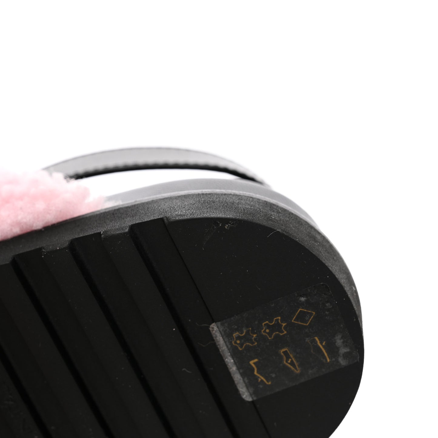 Shearling Paseo Sandals 38.5 Pink