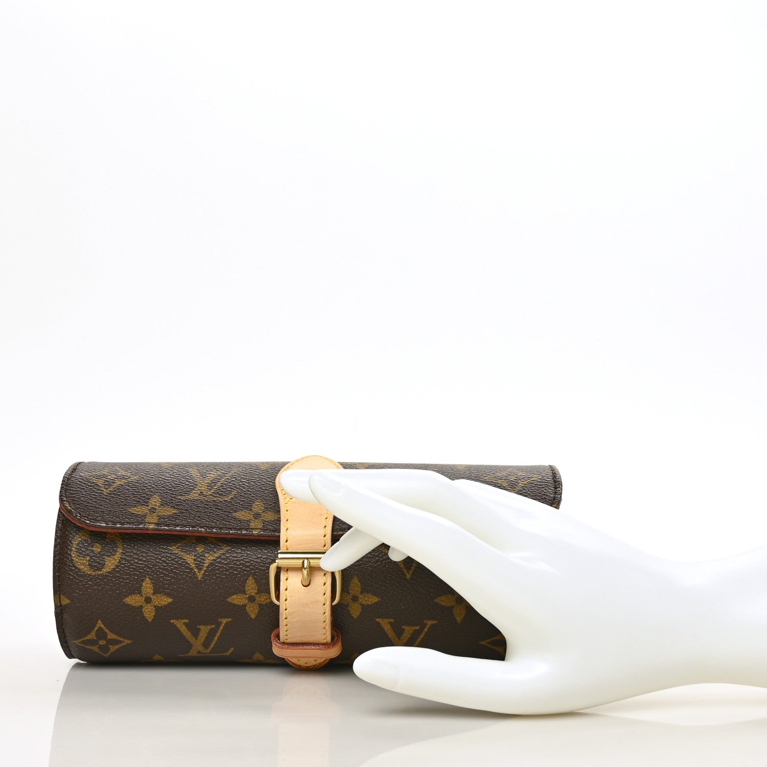 Louis Vuitton Monogram 3 Watch Travel Case 2 of 8