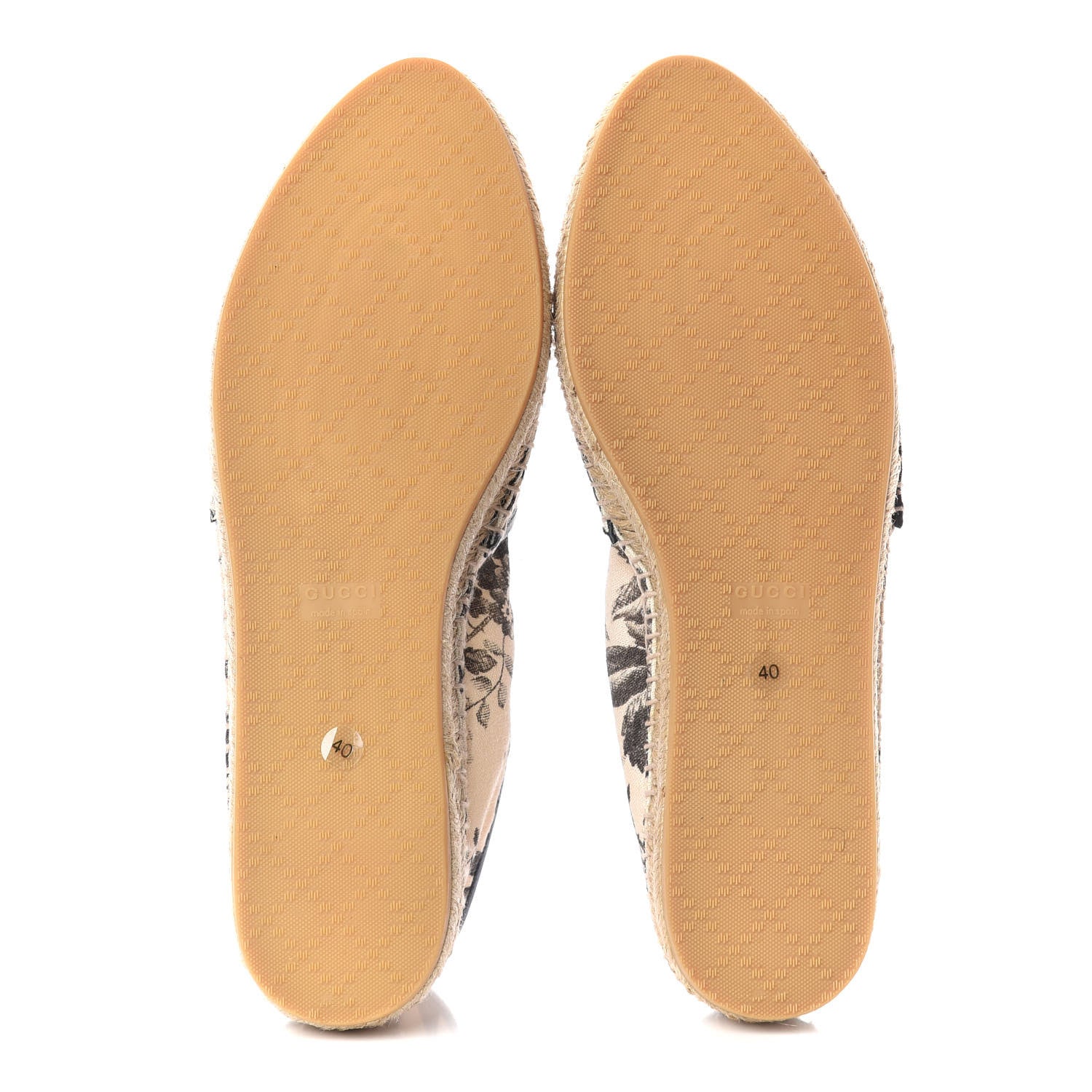 Gucci Canvas Pilar Printed Espadrille 40 Black 6 of 11