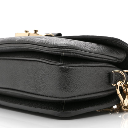 Louis Vuitton Shimmery Empreinte LV Ski Pochette Metis East West Gun Metal 9 of 9