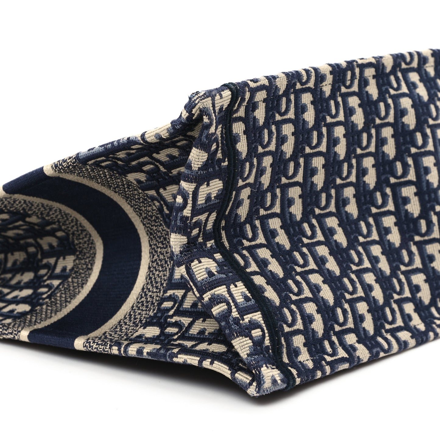Oblique Medium Book Tote Blue Multicolor